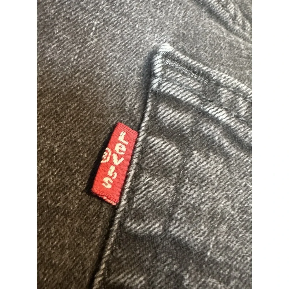 Levi's 514 men's slim straight jeans‎ black stretch Sz 40 x 30 classic school